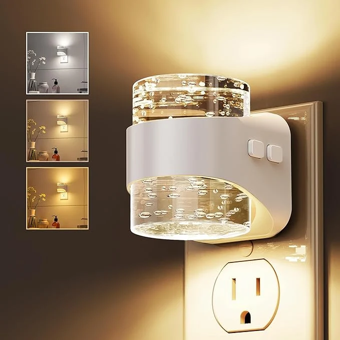Selected L LOHAS LED Night Light 3CCT Bubble Night Lights Plug into Wall Professional