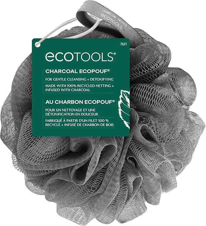 Powerful EcoTools Charcoal EcoPouf Loofah Sponge Expertly Made