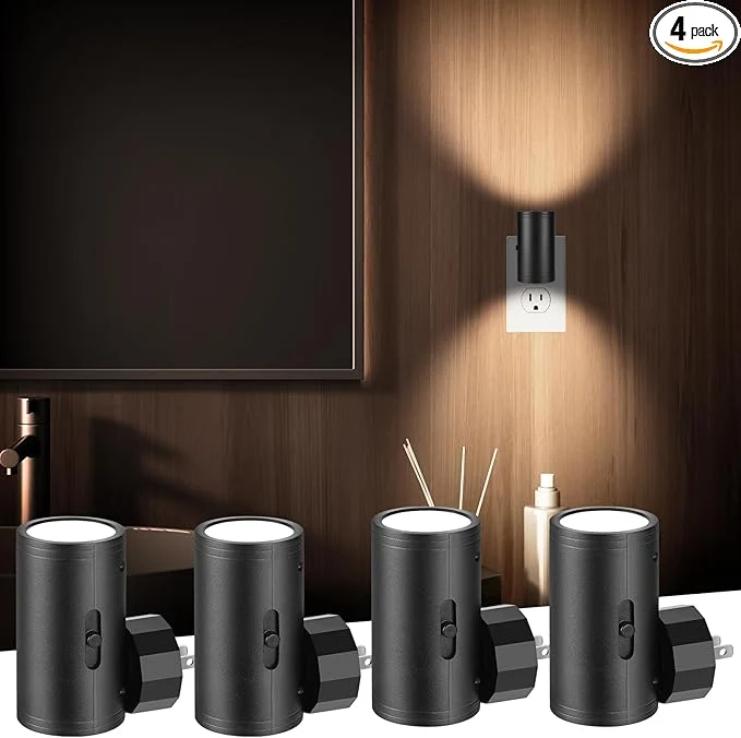 Premium TSEXES LED Night Lights Plug into Wall Dusk to Dawn Sensor Night Light Effective