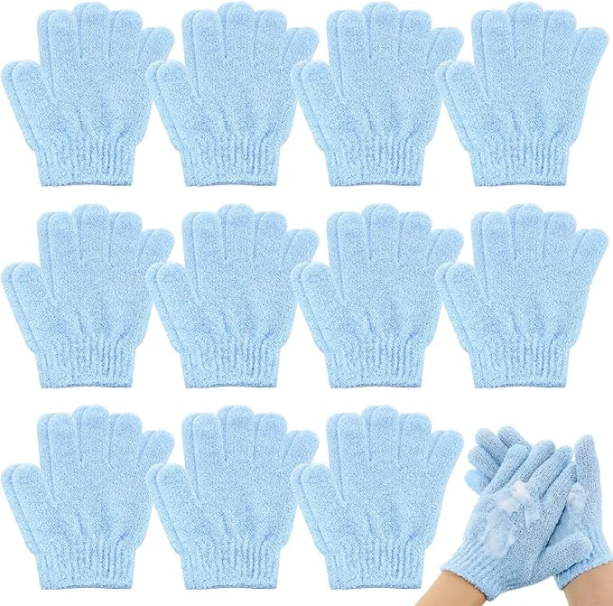 Prestigious Ramede 30 Pair Exfoliating Glove Double Sided Exfoliating Bath Gloves Pack Top-Quality