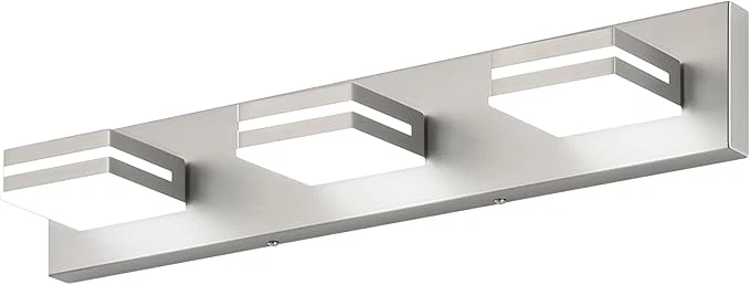 Recyclable SineRise LED Modern Bathroom Vanity Light Fixtures Brushed Nickel Modern Official