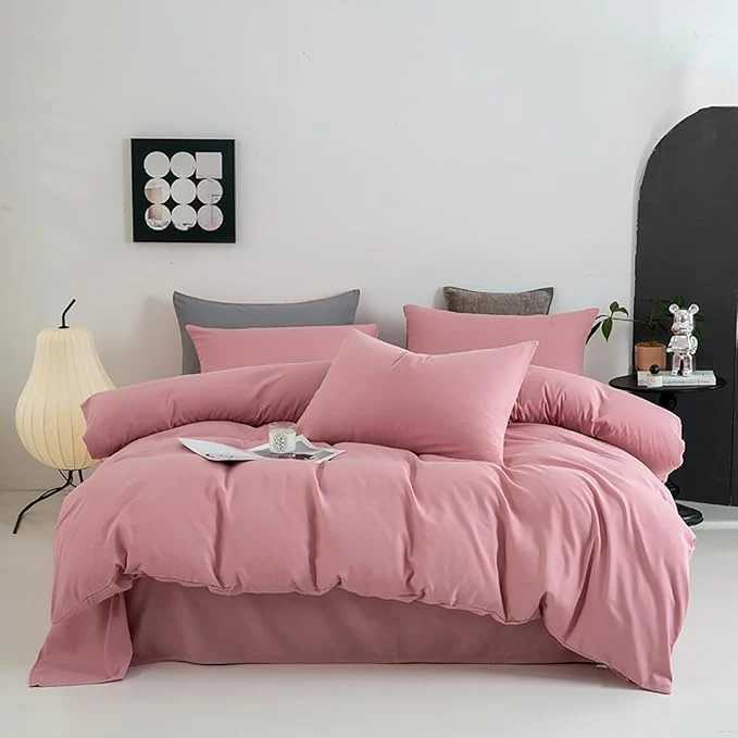 Exceptional Cottonight Pink Comforter Set Twin Blush Pink Bedding Set Full Pale Pink Quilts Blanket Solid Color Soft Breathable Dusty Rose Comforter Set for Women Girls Twin Bed Green
