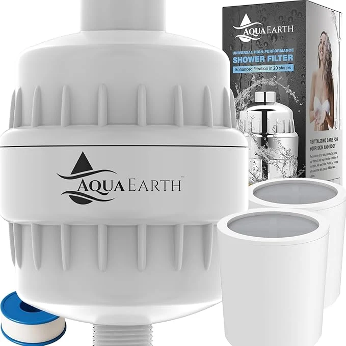 Official Shower Head Filter For Hard Water 20 Stages to Remove Chlorine Fluoride Water Advanced