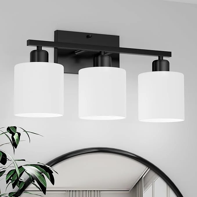 Luxury Black Bathroom Light Fixtures Over Mirror Rustproof Vanity Lights Expertly Made