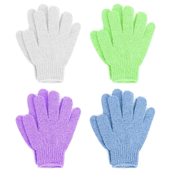 Relaxed Linda Exfoliating Bath Gloves Secure