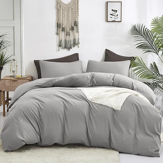 Green Cottonight Silver Grey Comforter Sets Twin Light Gray Bedding Comforter Set Women Men Solid Pure Gray Blanket Quilts Fuzzy Breathable Light Grey Bedding Comforter Sets for Twin Bed Sophisticated