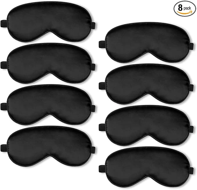 Consistent BBTO 8 Pcs Sleep Mask Silk Eye Mask Superior