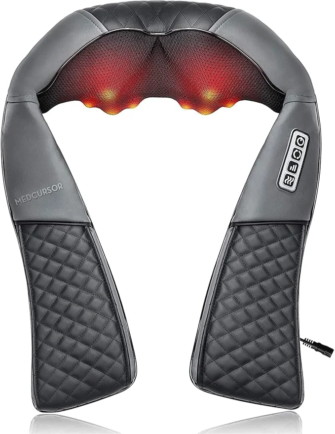 Expertly Made Medcursor Neck Massager Portable Electric Shiatsu Back Massage Device Environmentally Friendly