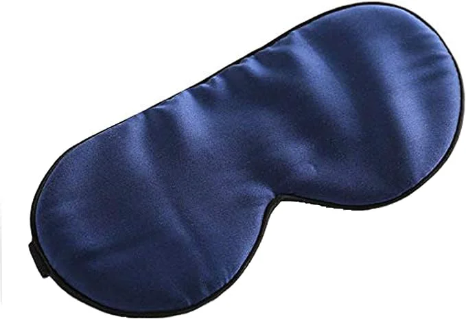 World-Class Silk Eye Mask with Adjustable Strap Satin Blackout Sleeping Mask Elegant