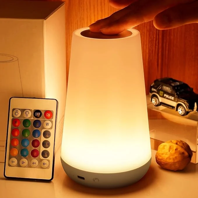 Smart THAUSDAS Night Light Dimmable Touch Lamp Comfortable