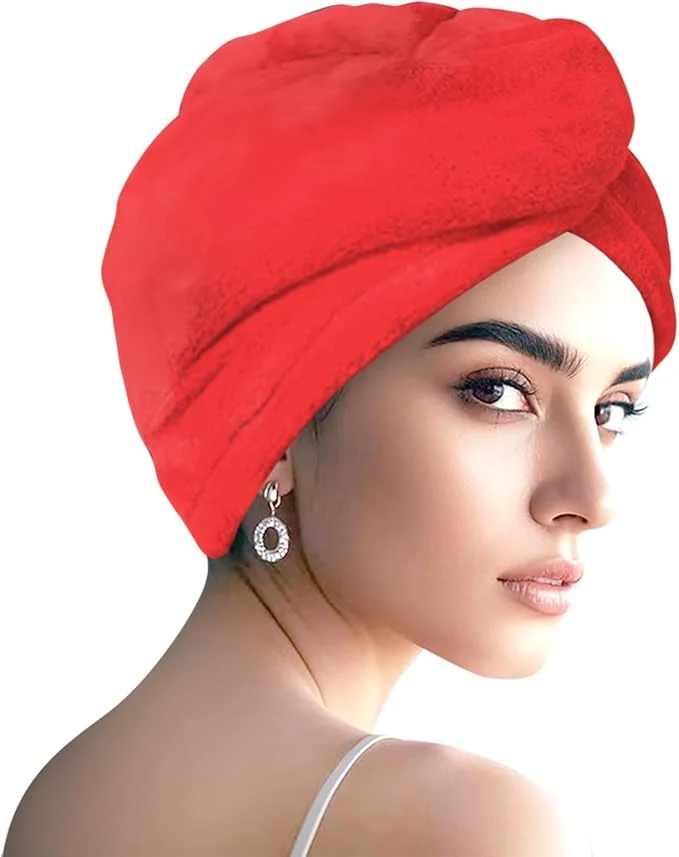 Fine Microfiber Hair Drying Towel Wrap Consistent