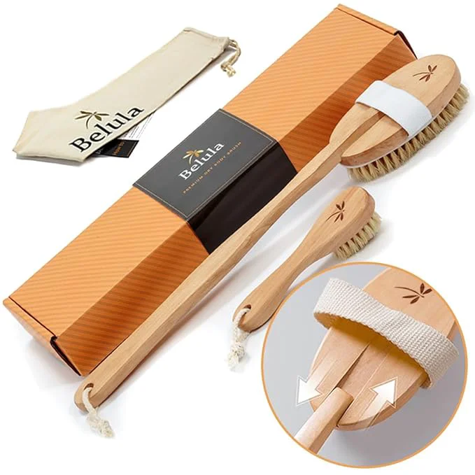 Versatile Belula Dry Brushing Body Brush Set Easy-to-Use