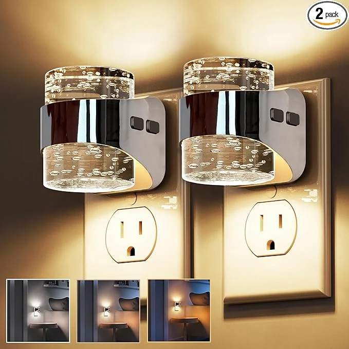 Certified L LOHAS LED 2 Pack 3CCT Night Lights Plug into Wall 3000K 4000k 5000K Carefully Designed