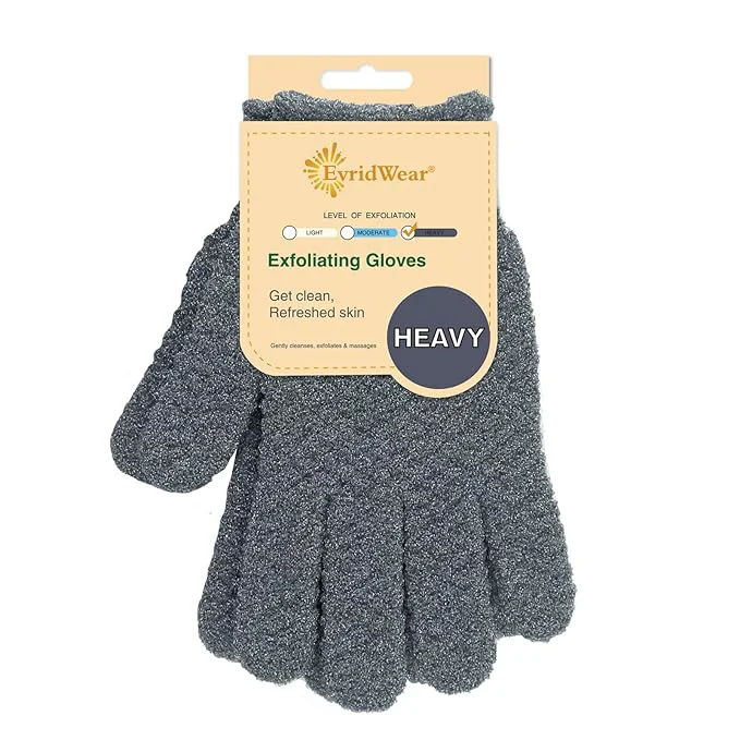 Proven Evridwear Exfoliating Dual Texture Bath Gloves Certified