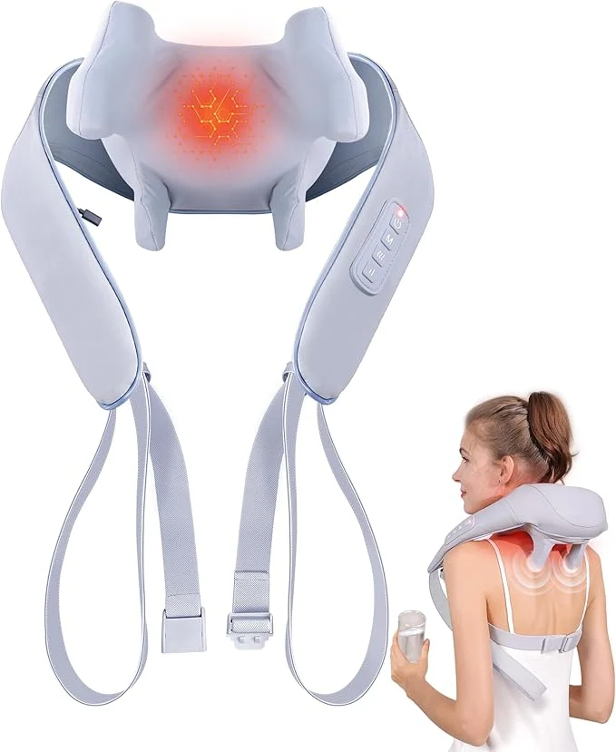 Genuine MASGRE Electric Shiatsu Back and Neck Massager Cordless Shoulder Massager Expertly Made
