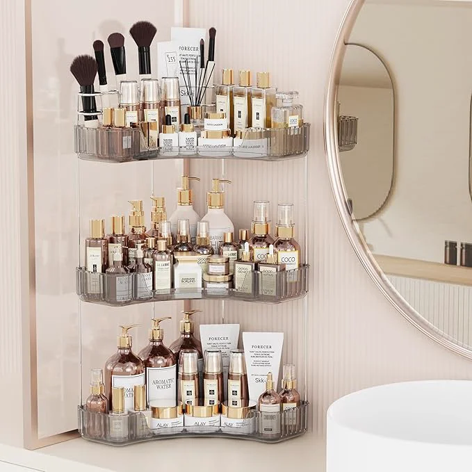 User-Friendly Asayuee 3-Tier Corner Bathroom Counter Organizer Eco-Friendly