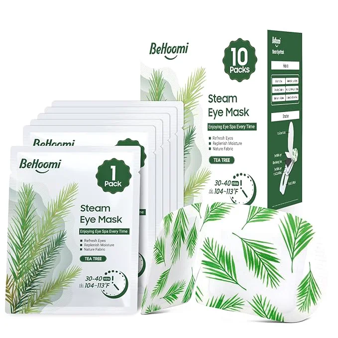 Trendy BeHoomi Steam Eye Mask Self Heating Disposable SPA Warm Compress Environmentally Friendly