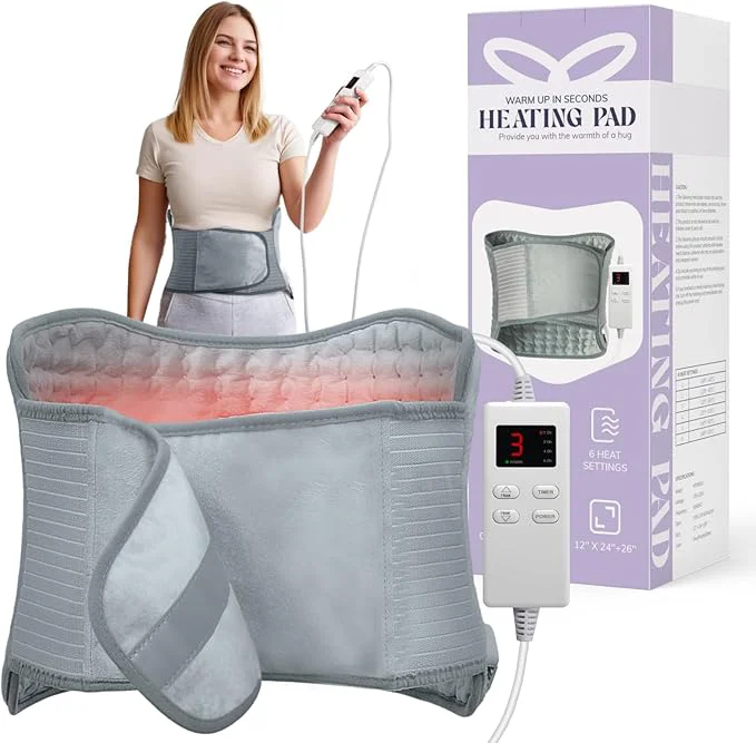 Prestigious Heating Pad for Back Upgraded Electric Heating Pad for Low Back Neck Shoulder Green