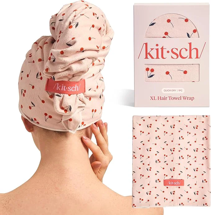 Long-Lasting Kitsch Plush Microfiber Hair Towel Wrap Premium
