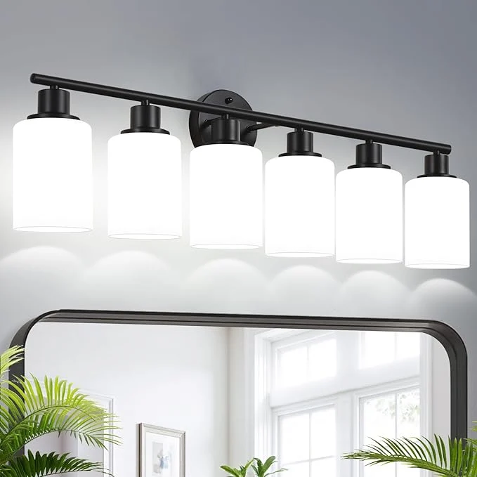 Certified Zarbitta 6-Light Bathroom Light Fixtures Bathroom Wall Lamp Dependable