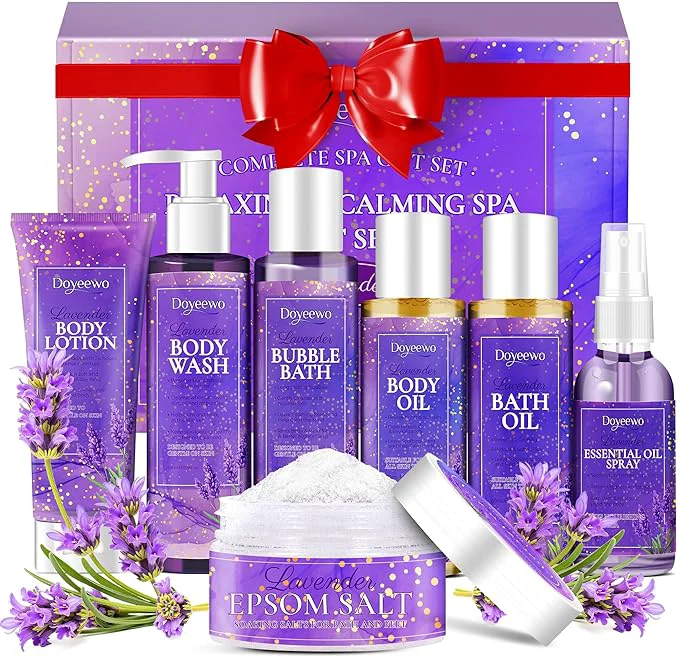 Classic Spa Gifts for Women Bath Body Care Wash Christmas Gifts Baskets for Women World-Class