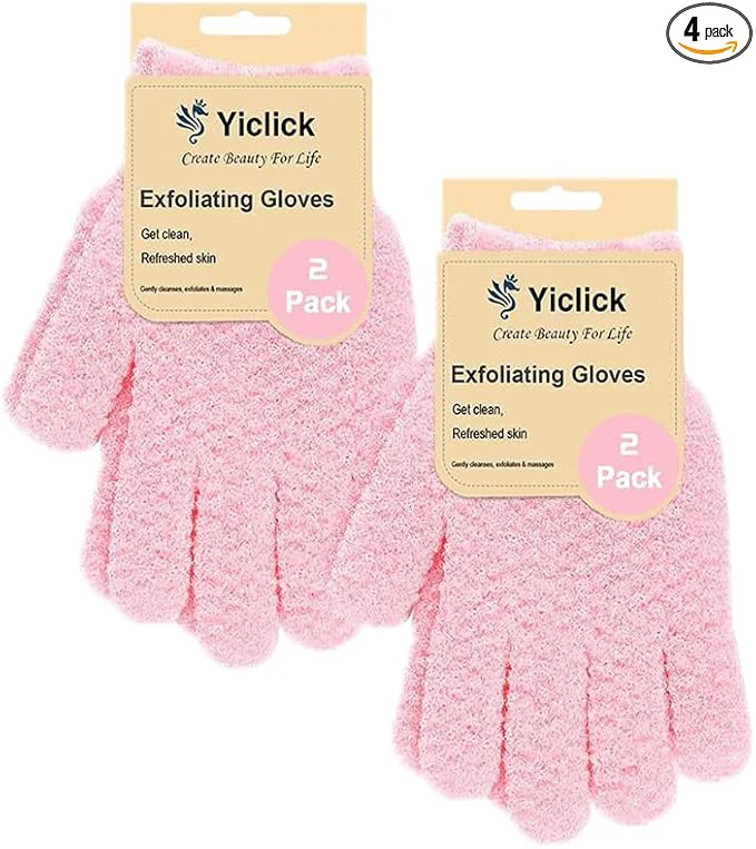 World-Class Yiclick Heavy Exfoliating Gloves Exfoliating Body Scrubber Artisan