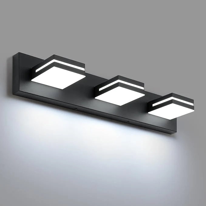Green SineRise LED Modern Bathroom Vanity Light Fixtures Modern Acrylic Bathroom World-Class