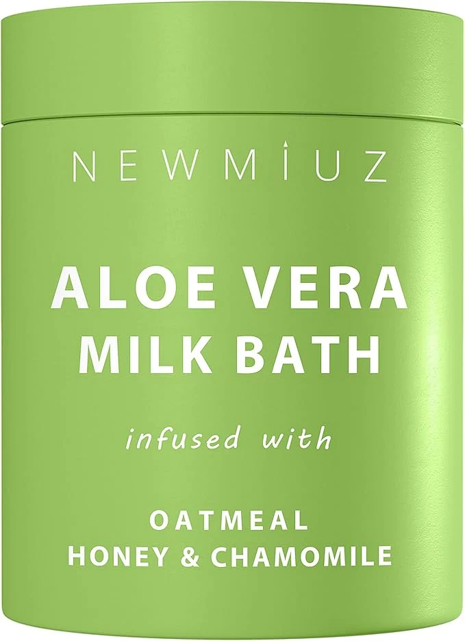 Breathable Creamy Oats Milk Bath Soak Hydrate Moisturize Soften Skin Aloe Vera Honey Superior