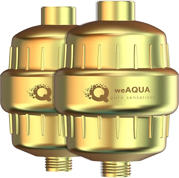Clean weAQUA Heavy Duty Shower Filter Family 2 PACK – 99 Removal Comfortable