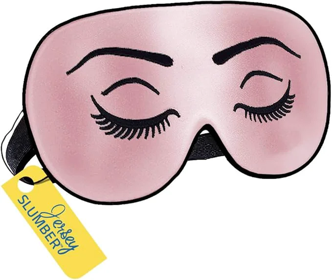 Detailed Silk Sleep Eye Mask for Men Women Comfortable Super Soft Eye Mask Trendy