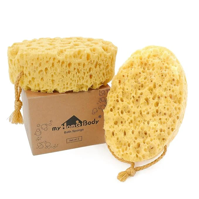 Flexible myHomeBody Bath Sponge Foam Loofah Body Scrubber Verified