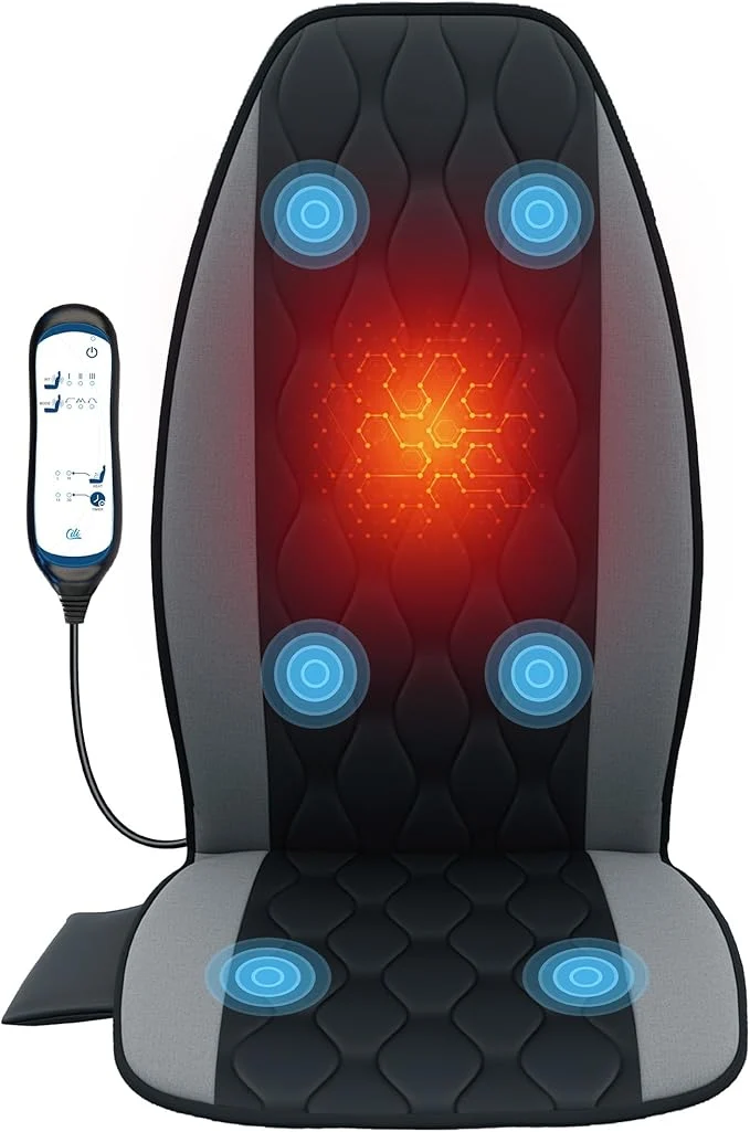 Next-Generation CILI Vibration Massage Chair Pad Quiet Back Massager Smart
