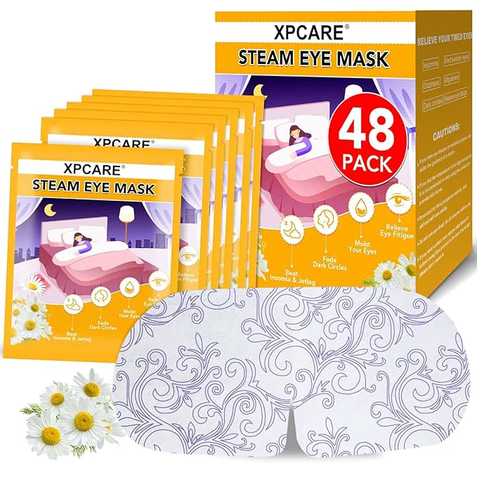 Exclusive XPCARE Steam Eye Masks for Dry Eyes Self Heated Steam Warm Eye Mask Powerful