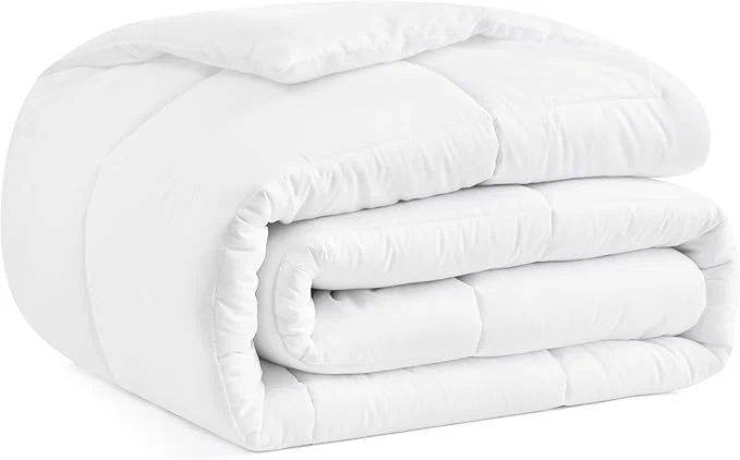 Specialty Casual Living Duvet Insert California King Comforter Cooling Blanket Lightweight Hypoallergenic Reversible White Comforter Box Stitch Fluffy Bedding Down Machine Washable Cal King White Crafted