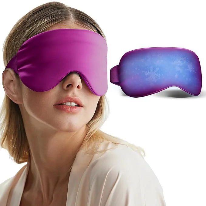 Soft Cooling Eye Mask for Puffy Eyes Fsa Eligible ltems Hsa Migraines Headache First-Class