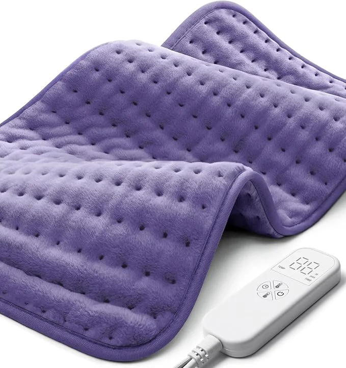 Fast Heating Pad for Pain Relief Electric Heat Pad for Back Shoulder Cramps 6 Fine