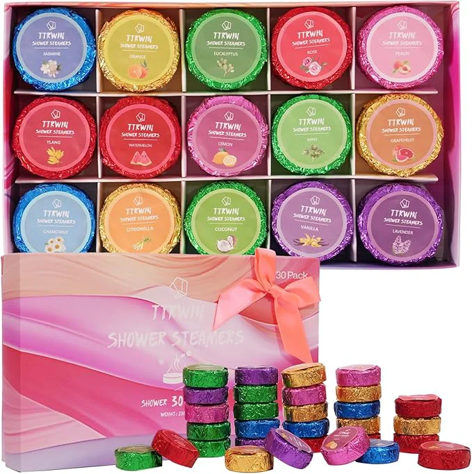 Specialty Shower Steamers Aromatherapy 30 Pack Shower Bombs Fast
