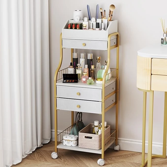 First-Class HapiRm Floor Makeup Organizer Storage Premium Material