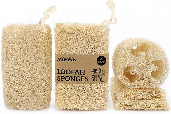 Enhanced Natural Loofah Sponge Flexible