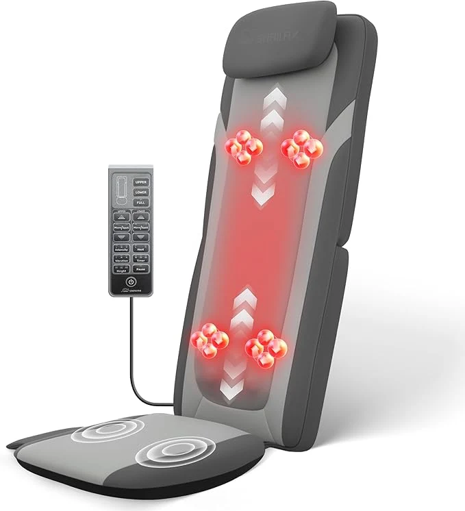Proven Snailax Back Massager for Full Back Pain Relief Deep Tissue Long Track Dual 3D Breathable