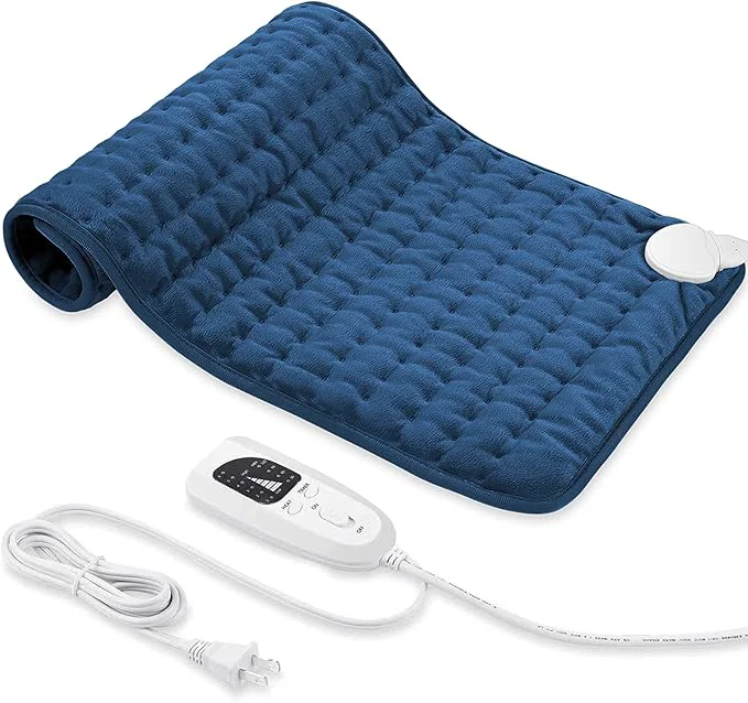Enhanced Electric Heating pad for Back Neck Shoulder Knee Arms Legs- Electric Heat Pads Crafted