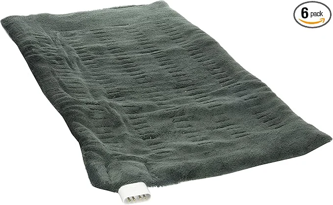 Prestigious Sunbeam XL Heating Pad for Back Neck and Shoulder Pain Relief Auto Shut Off 6 Solid