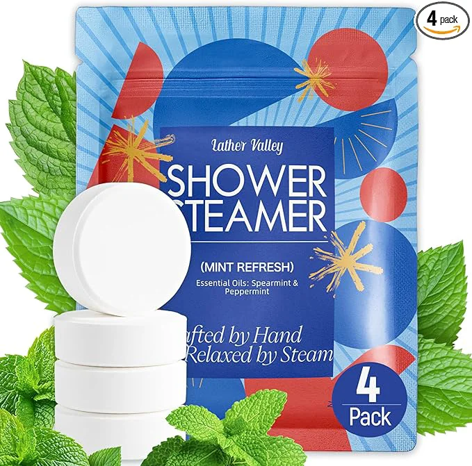 Traditional Shower Steamers Aromatherapy Sport Pure Natural Essential Oils Refined
