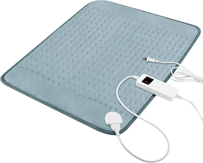 Safe Heating Pad for Period Cramps Electric Heating Pad for Neck Shoulders Back Advanced