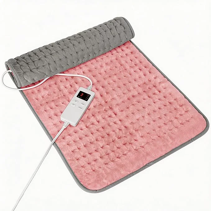 World-Class Pink Heating Pad for Gifts Soothing Heat Therapy for Women Men Classic