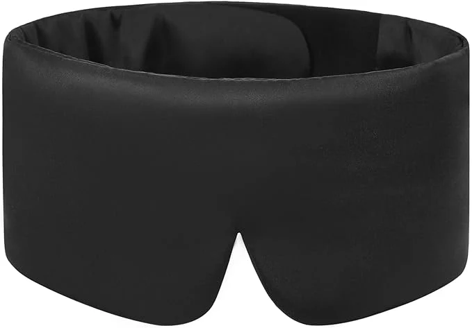 Next-Generation Weighted Facemask Silk ALASKA BEAR Eye Mask Solid
