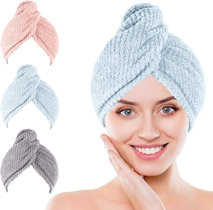 Modern Microfiber Hair Towel for Women I Christmas Stocking Stuffer for Women Crafted