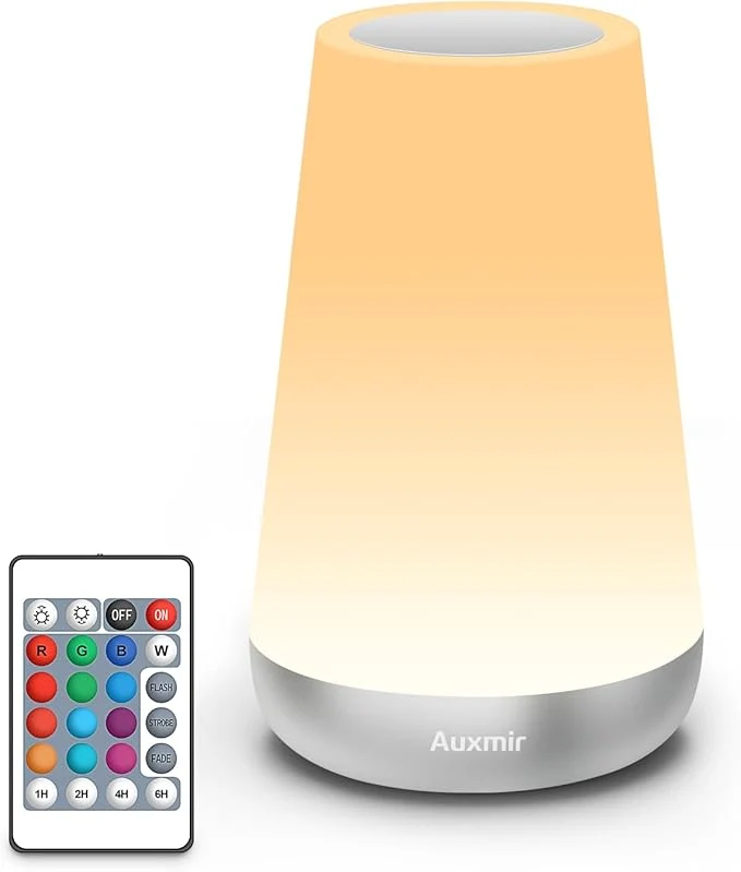 High-Performance Auxmir Night Light for Kids Baby 2500mAh13 RGB Colors 5 Brightness Portable Traditional