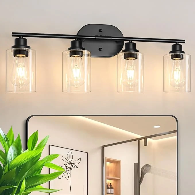 Classic Unicozin Bathroom Light Fixtures 4 Light Vanity Lights Elegant