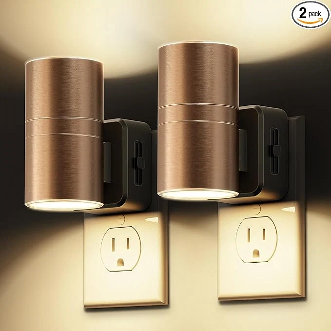 Long-Lasting L LOHAS LED Night Light 2 Pack Night Lights Plug into Wall Automatic Dusk to Authentic